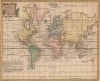 1747 Bowen Map of the World on Mercator Projection (Sea of Korea identified)