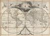 1808 Buache Pocket Map of the World in Hemispheres