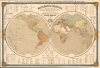 1897 Antoine Victor Dencède Wall Map of the World