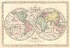 1856 Desilver Map of the World