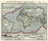 1607 Mercator - Hondius Thematic Map of the World Showing Religions