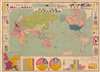 1933 Ishizuka Map of the World, Political, Economic, Military Comparisons