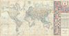1862 Schnell and Takeda Map of the World (in Japanese)