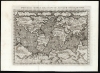 1596 Magini Map of the World after Mercator