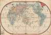 1853 Mineta / Hashimoto World Map