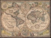 1676 John Speed Map of the World