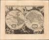 1660 / 1702 van Meurs / Vander Aa Map of the World