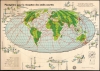 1962 Philips / Vastenhoud Map of the World, for Short Wave Radio Enthusiasts