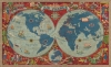 1952 Lucien Boucher Air France Pictorial Map of the World