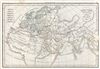 1832 Delamarche Map of the Ancient World: Europe, Africa, Asia