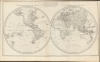 1779 Blair Map of the World in Hemispheres with Latest Discoveries
