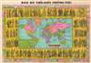1957 Luong Vietnamese Pictorial Map of World Ethnicities