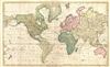 1794 Wilkinson Map of the World on a Mercator Projection
