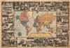 1939 A. D. Pictorial History and World Map. - Main View Thumbnail