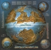 1985 Bateman Map of the World's Ocean Floors