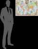 1957 McCormick Pictorial World Spice Map, w/ Routes of Explorers