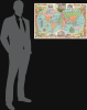 1960 McCormick / Hoen World Spice Map, w/ Routes of Explorers