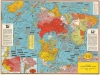 1948 Turner Map of the World on a Polar Projection