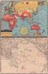 1943 Stanley Turner Map of the World during World War II