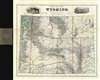 1884 Holt Map of Wyoming Territory - finest commercial map of Wyoming