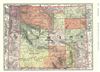1891 Rand McNally Map of Wyoming