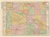 Rand-McNally Indexed Pocket Map and Auto Road Guide, Wyoming. - Main View Thumbnail