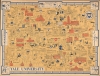 1950 Brook Pictorial Map of Yale University