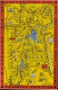 1936 Jolly Lindgren Pictorial Map of Yellowstone Park and Jackson Hole