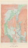 1904 USGS Geologic Map of Upper Geyser Basin, Yellowstone National Park