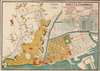 1920 Brett's Pharmacy English Language City Plan or Map of Yokohama, Japan