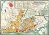1920 Brett's Pharmacy English Language City Map or Plan of Yokohama, Japan