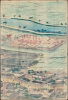 1861 Sadahide Ukiyo-e Panoramic View of Yokohama
