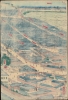 1861 Sadahide Ukiyo-e Panoramic View of Yokohama