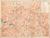 1954 Clark Map of the North Country of Yosemite National Park