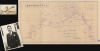 1932 Japanese Map of the Pacific with Manuscript Notes of Yoshihara's Flight
