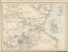 1882 Roux Map of East Africa Coast, Zanzibar, Tanzania