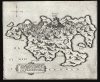 1571 Camocio map of Zakynthos, Greece