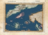 1574 / 1599 Ruscelli Edition of Nicolo Zeno's Map of the North Atlantic
