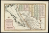 1700 De Fer Map of Insular California and  Mexico