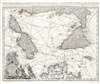 1762 Homann Heirs/ Rizzi-Zannoni Map of Corsica, Sardinia and Sicily