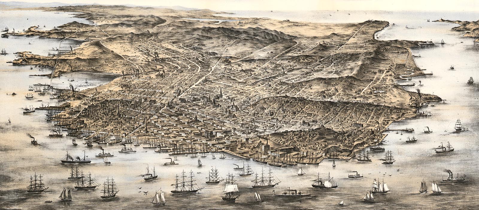 View of San Francisco in the 19th Century